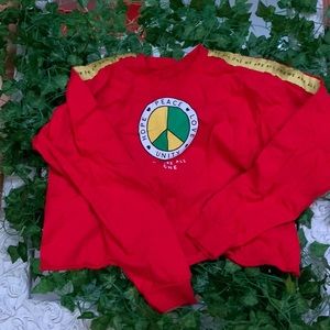 This sweater is a very fun cute and inspirational given the word of love